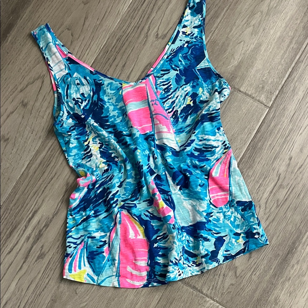 Lilly Pulitzer Sailboat Tank